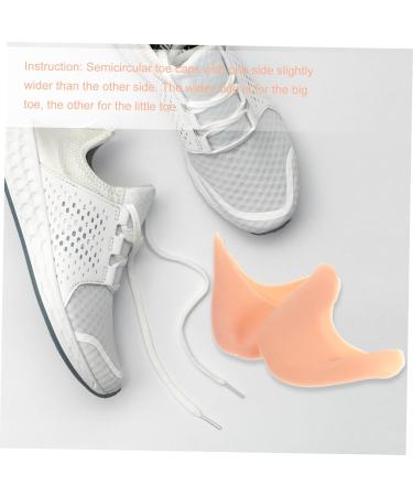 Silicone Gel Toe Pads Pair for High Heel Protectors - Toe Caps for Ballet Shoes & Boots - Buy Online on SooperMarket.com