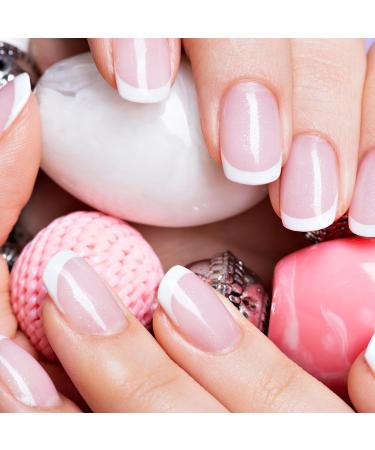 40 Sheets Self-Adhesive French Manicure Nail Stickers - DIY Nail Art Tips & Guides for Perfect French Tips - Buy Online on SooperMarket.com
