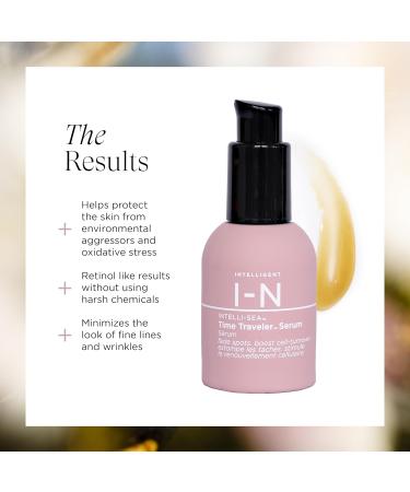 Vitalisea Time Traveler Facial Serum | Bio-Retinol Anti-Aging Organic | Vegan & Enhances Cellular Turnover | 1 Oz - International Shipping - Buy Online on SooperMarket.com