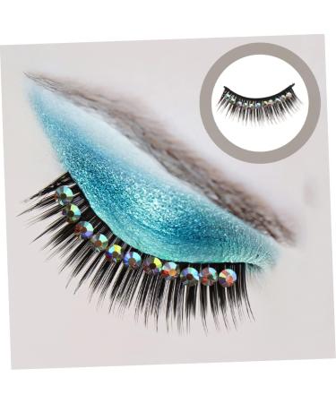 DRESSOOS 10 Pairs Diamond False Eyelashes Exaggerated Eyelashes False Lash Gems Eyelash Cosmetic Lashes Performance Eyelash Women Eyelash Rhinestone Eyelashes Lash Extensions Fake Lashes - Buy Online on SooperMarket.com