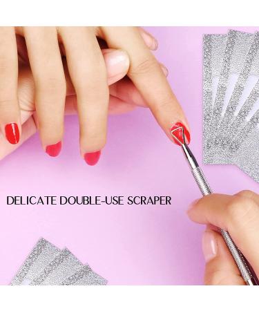 Saviland Gel Nail Polish Remover Foil Kit - 200pcs Nail Wraps with Cuticle Pusher | Gel Nail Polish Removal Kit for Home & Salon Use - Buy Online on SooperMarket.com