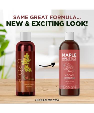 Argan Oil Volumizing Shampoo for Dry & Damaged Hair - Sulfate-Free Formula with Ultra Moisturizing Natural Oils - 8 Fl Oz - Buy Online on SooperMarket.com