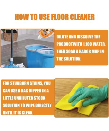 Celya Floor Cleaner Powerful Floor Cleaner Natural Decontamination Floor Cleaner with Fresh Lemon Smell Multi-purpose Floor Cleaner Liquid for Cleans Hardwood Tile and Floors (1pc) - Buy Online on SooperMarket.com