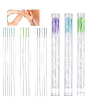 180pcs Ear Piercing Cleaner Disposable Ear Hole Cleaning Floss Piercing Cleaning Line Ear Hole Odor Removal Cleaning Tools