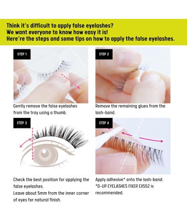 False Eyelashes Natural Series - Lashever Japanese Fake Lashes for Long Lasting Wear Reusable Lightweight Comfortable - 2 Pairs Natural 103 Black - Buy Online on SooperMarket.com