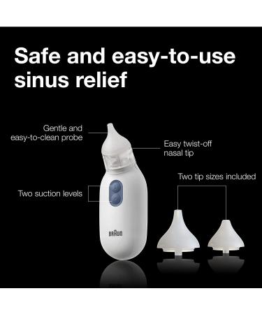 Best Braun Electric Nasal Aspirator for Newborns, Babies & Toddlers - Effective & Gentle Relief - Buy Online on SooperMarket.com