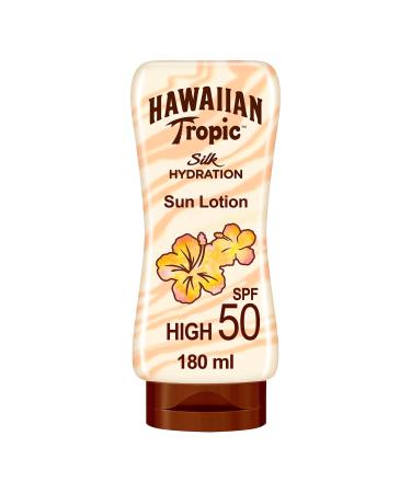 HAWAIIAN TROPIC - Silk Hydration | Protective Lightweight Sun Lotion SPF 50 | 180 ml