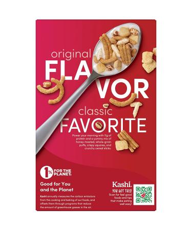 Kashi GO Fiber Cereal Vegetarian Protein Original 10 Boxes - Buy Online on SooperMarket.com