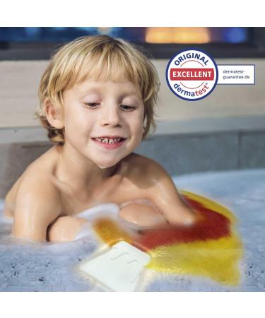 Inkee Foamy Volcano 10 Set | Colorful Bath Bombs for Kids | Cola Scented Volcano-Shaped Bathing Balls with Macadamia Oil - Buy Online on SooperMarket.com
