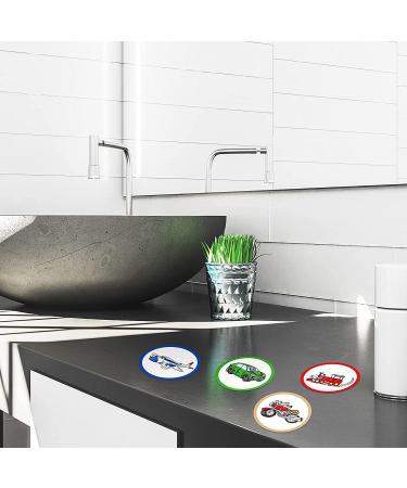 Potty Training Boys Toilet Targets - 120 Pieces Cars Style Flushable Pee Targets for Toddlers - Buy Online on SooperMarket.com