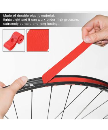 X AUTOHAUX 16 Inch Bike Wheel Rim Tape - PVC Adhesive Inner Tube Tape (Pair) - Red | International Shipping Available - Buy Online on SooperMarket.com