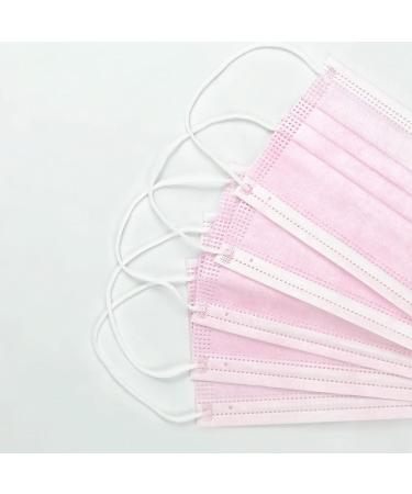 Icoolio Medical Disposable Mouth Protection Masks - 50 Pink Facial Masks for Enhanced Safety - Buy Online on SooperMarket.com