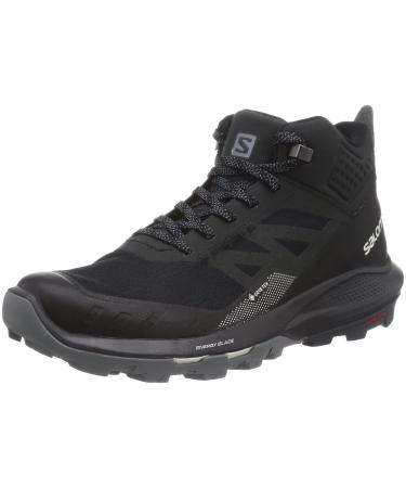 Salomon Men's OUTPULSE Mid Gore-Tex Hiking Boots for Men 11.5 Black/Ebony/Vanilla Ice