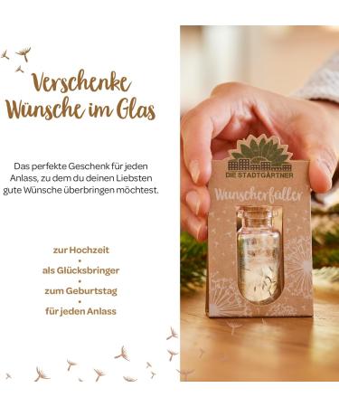 City Gardeners Wunsch F ller - Handmade Small Pustblumen Umbrella | Perfect Birthday & Wedding Gift | Unique Lucky Glass from Germany - Buy Online on SooperMarket.com