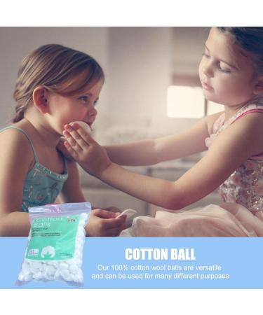 Virtcooy Cotton Balls | Natural Cotton Balls for Nail Polish Remover Home Necessary Absorbent Delicate Lightweight for Sensitive Skin Household Needs Outdoor Travel Use 2. About 200 Grains (Approximately 0.5 Grams) - Buy Online on SooperMarket.com