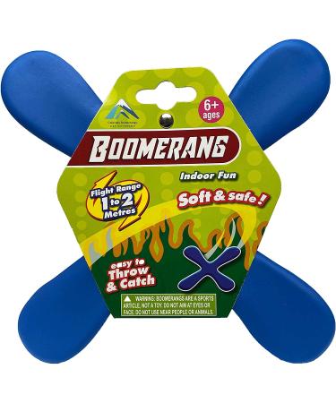 Soft Indoor Boomerang Blue