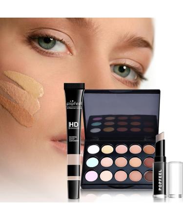 RoseFlower 12 Pcs Professional Makeup Set with Gift Bag - Full Cosmetics Starter Kit for Women | Concealer, Eyeshadow, Lipstick, Blush Palette - Ideal Birthday & Xmas Gift - Buy Online on SooperMarket.com