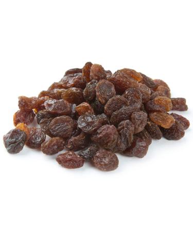 Oh! Nuts Juicy Black Raisins - 1LB Bulk | Fresh Unsweetened Dehydrated Black Grapes for Snacking & Baking | No Sugar Added, Low Sodium, Low Cholesterol, High Fiber, High Iron
