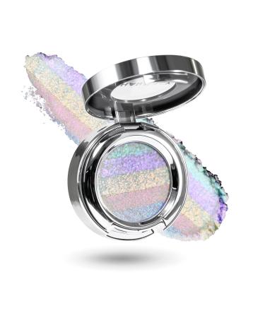 CHARMACY Multichrome Glitter Highlighter Makeup Palette  Shimmer Cream Contour Face Brightening Illuminator Hybrid Chameleon Highlighter  Long Lasting  Cruetly-Free (701)