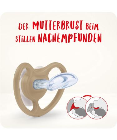 Nuk Space Day & Night Baby Casing | BPA-Free Silicone Pacifiers | 0-6 Months | Sensitive Skin | 4-Pack | Frosch & L we - International Shipping Available - Buy Online on SooperMarket.com