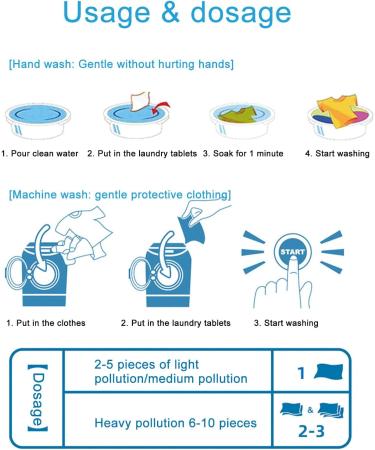 woyufen Laundry Detergent Sheets - 90 Loads Eco-Friendly Ultra Concentrated Laundry Strips - Biodegradable Plastic-Free & Vegan - Buy Online on SooperMarket.com