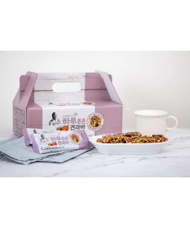 KANG BONG SEOK Korean Fruit & Nut Bars - Healthy Asian Snacks Box (20 Counts, 0.88 Oz each) | Energy Snack - Buy Online on SooperMarket.com