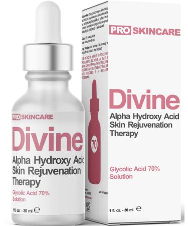 Glycolic Acid Peel 70% Professional Chemical Peel for Face at Home - Intense Alpha Hydroxy Acid Skin Peel For Acne Scars  Collagen Boost  Wrinkles  Fine Lines - Liquid Exfoliant for Face Peel Mask 1 Fl Oz (Pack of 1)