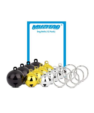 Muzitao Dog Bells (Pack of 12) Most Stable & Loud Dog Bells Dogs