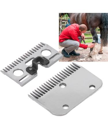2Pcs 21 Teeth Horse Shears Replacement Blades Professional Carbide Clipper Blades for Horse Equine Goat Pony Cattle - Buy Online on SooperMarket.com