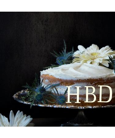 Letter Cake Toppers Acrylic Alphabet Cupcake Topper A-Z Cake Letters DIY Cake Decorations for Birthday Wedding Graduation Baby Shower 3D Gold - Buy Online on SooperMarket.com