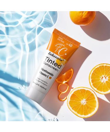Restore Tint-ed-Face Sunscreen SPF 40 | Hydrating Vitamin C Facial Sunscreen | Lightweight Moisturizing & Travel Size | Long Lasting Protection for Face & Body - 1.4 Fl Oz - Buy Online on SooperMarket.com