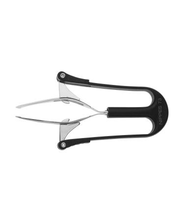 Nippes Solingen Automatic tweezers |Nickel -plated steel |Black |10 cm length |Plucking the eye brows |Pinch for plucking the eyebrows |Hair removal |Made in Germany