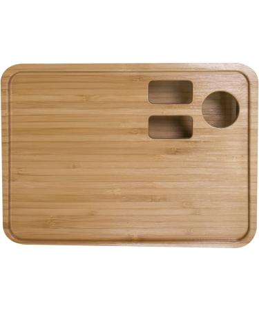 Sorbus 360 Bamboo Cosmetic Organizer - Multi-Function Storage Carousel for Makeup, Toiletries, and More - Ideal for Vanity, Desk, Bathroom, Bedroom, Closet, Kitchen - Eco-Friendly Bamboo - Buy Online on SooperMarket.com