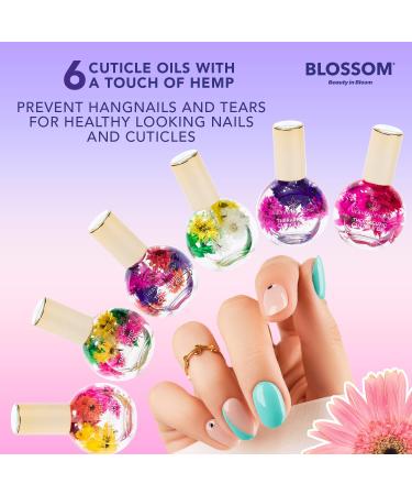 Blossom Heavenly Hemp Spring Bouquet Cuticle Oil - 0.42 fl oz - Moisturizing, Strengthening, Made in USA - Buy Online on SooperMarket.com