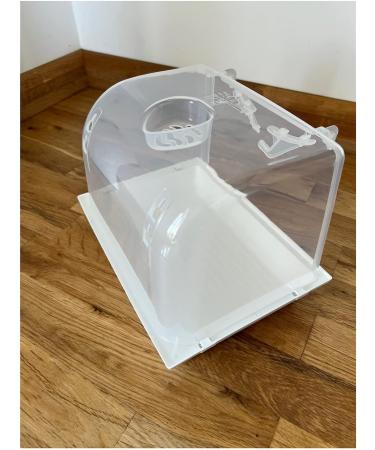 Moondown Farm Bird Bath Large with hooks for Internal/External Fitting for Budgie Cockatiel Small Birds - Buy Online on SooperMarket.com