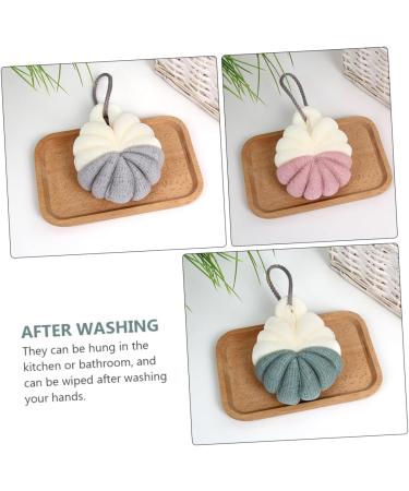 NOLITOY 4 Pcs Bath Bouquet Body Scrubber - Exfoliating Mesh Pouf & Shower Loofah | Spa Quality Shower Scrubber for Deep Cleaning & Relaxation - Buy Online on SooperMarket.com