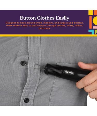 Elderly Disabled Dressing Anti-Spill Glue Cross-Border Buckle Helper unclasp Zipper black free - Buy Online on SooperMarket.com