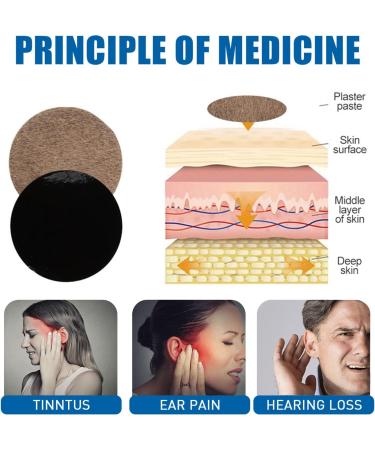 30pcs Tinnitus Relief Patches - Portable Nonwoven Sticker for Ringing Ears - Mild Relief for Travel - Buy Online on SooperMarket.com