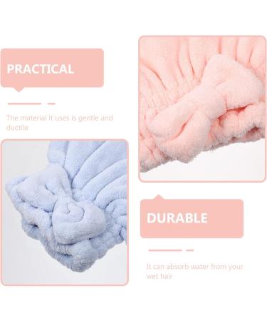 MAGICLULU 6 Pcs Coral Fleece Dry Hair Hat Hats for Women Scrunchies for Girls Quick Dry Hair Pumpkin Accessories Washing Caps Coral Fleece Hair Dry Hat Miss Elasticity Hair Ring - Buy Online on SooperMarket.com
