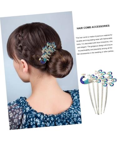 MUSISALY Diamond Phoenix Hair Comb Bride Hair Clip Rhinestone Barrette Comb Flower Girl Hair Clip Hair Combs for Women Bridal Headpieces for Wedding Flower Girl Barrette Wedding Hair Alloy - Buy Online on SooperMarket.com