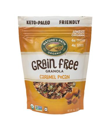 Nature's Path Organic Grain Free Caramel Pecan Granola 8 Ounce (Pack of 6) Non-GMO Keto Friendly Paleo Friendly Gluten Free 6g Plant Based Protein