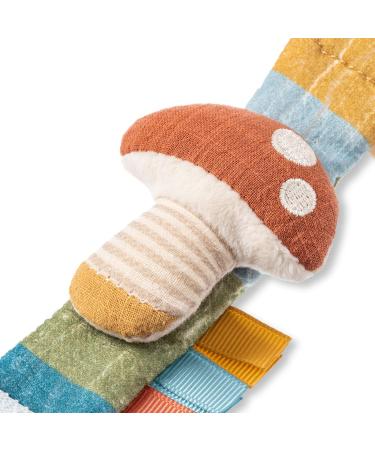 Itzy Ritzy Wrist Rattle - Soft Cotton Baby Wrist Rattle with Gentle Sound - Mushroom Design - Buy Online on SooperMarket.com