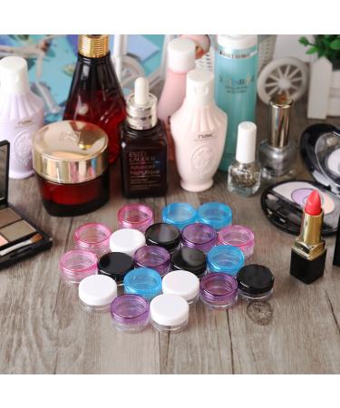 Accmor 100pcs 3g Empty Sample Containers with Lids - Cosmetic Jars + 5 Mini Spatulas - Buy Online on SooperMarket.com