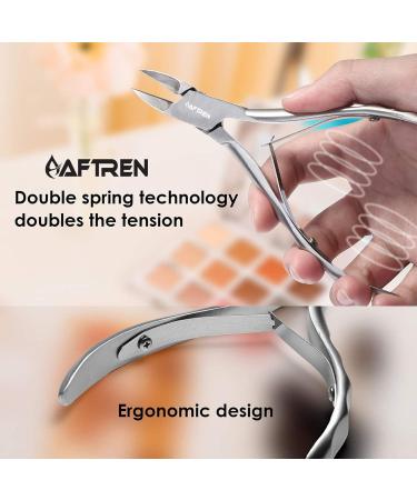 Professional Cuticle Nippers Precision Manicure Nail Clippers Stainless Steel Scissors Thick and Ingrown Nails Hospital Grade Podiatry Tool - Buy Online on SooperMarket.com