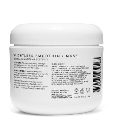 PETER COPPOLA a-Keratin Weightless Smoothing Mask 4 oz. - Hydrolyzed Wheat Protein Hair Mask for Strengthening, Smoothing, and Damage Prevention - Buy Online on SooperMarket.com