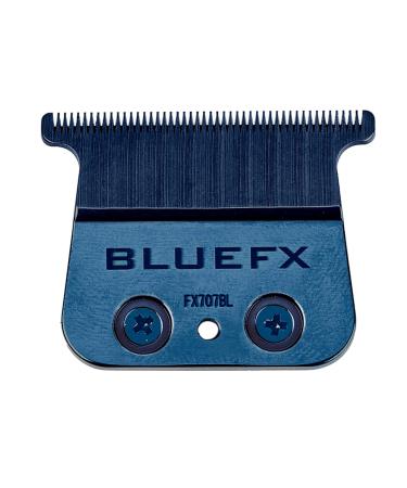 BaBylissPRO Barberology Replacement Blades for Outlining Hair Trimmers (FX787) and LoPROFX Trimmers (FX726) Blue Titanium Standard Tooth T-Blade