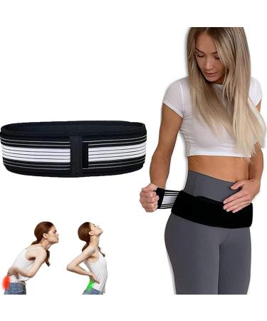 FAYNDE Lordosis support belts back supports for sciatica relief breathable attitude belt with adjustable compression iliosacral belt for men and women
