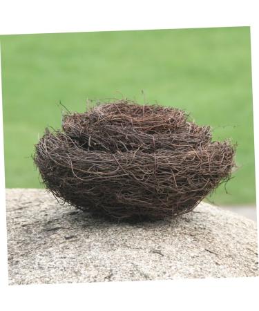 Buy WOFASHPURET Hamster Gerbil Bed Nest - Flower Decoration Rattan & Feather Ornament (15cm) - Buy Online on SooperMarket.com