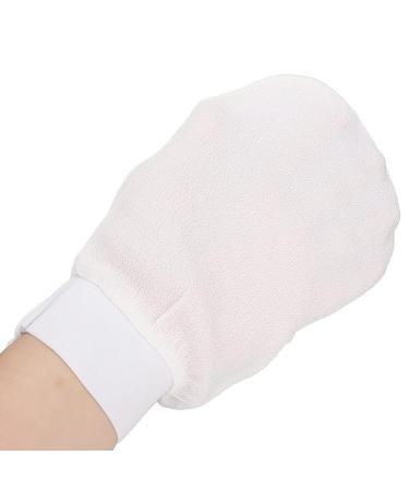 White Body Exfoliating Gloves - Removes Dead Skin for Bath Skincare - Buy Online on SooperMarket.com