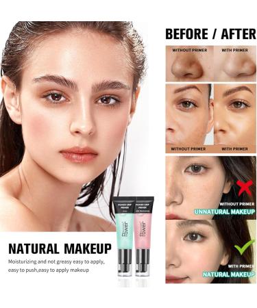 Mrettick Hydrating Face Primer Gel with Hyaluronic Acid - 2 Colors, Power Grip Formula for Smoothing Skin and Gripping Makeup - Moisturizing Green Primer - Buy Online on SooperMarket.com